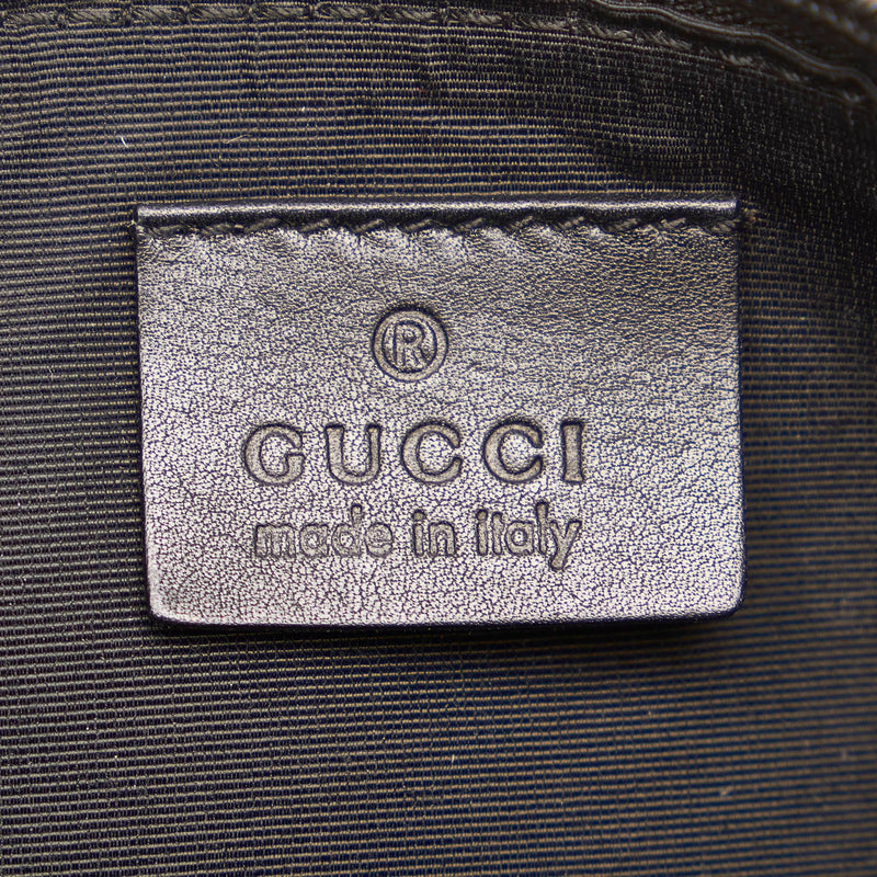 Gucci GG Canvas Boat Baguette (SHG-27601) – LuxeDH