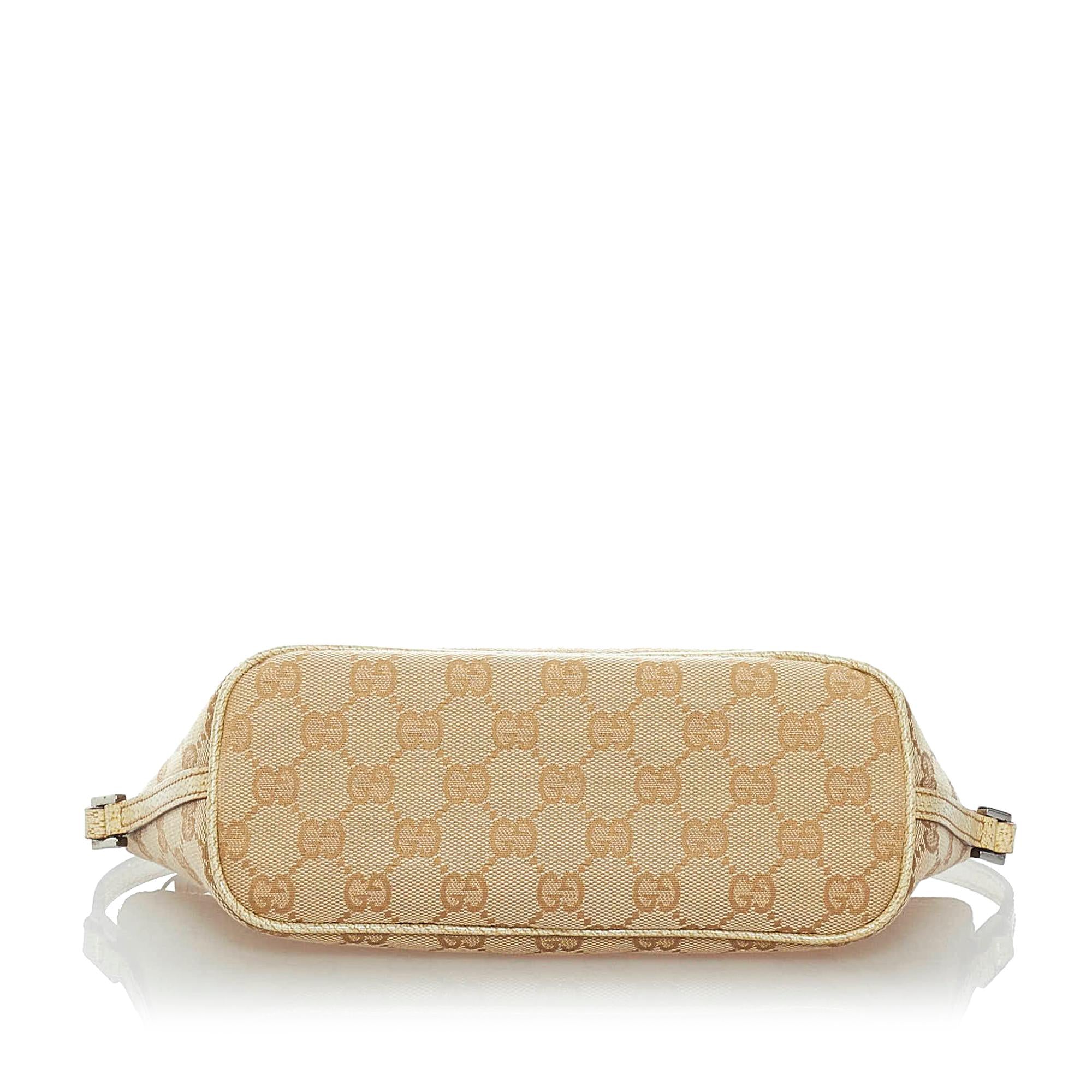 Gucci GG Canvas Boat Baguette (SHG-34659)