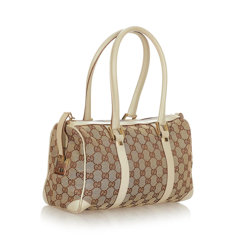 Gucci GG Canvas Boston Bag (SHG-22683)