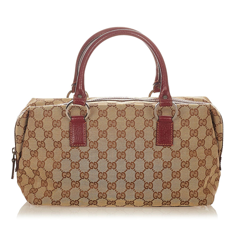 Gucci GG Canvas Boston Bag (SHG-24437)