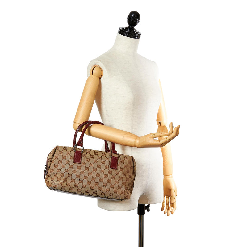 Gucci GG Canvas Boston Bag (SHG-24437)
