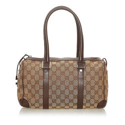 Gucci GG Canvas Boston Bag (SHG-28109) – LuxeDH