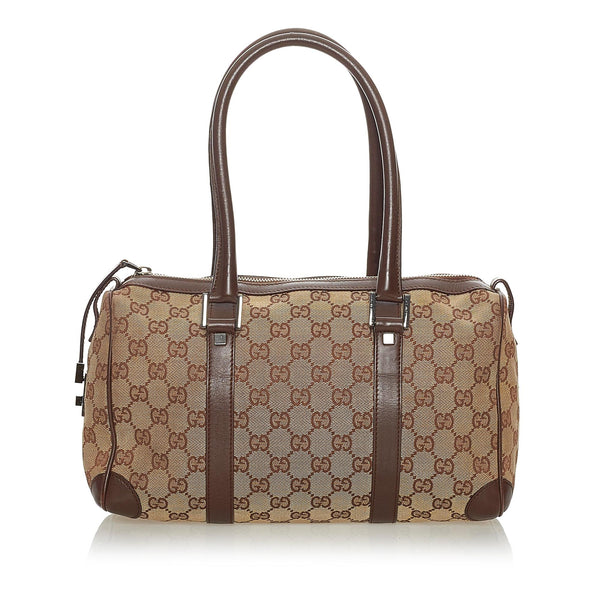 Gucci GG Canvas Boston Bag (SHG-28109)