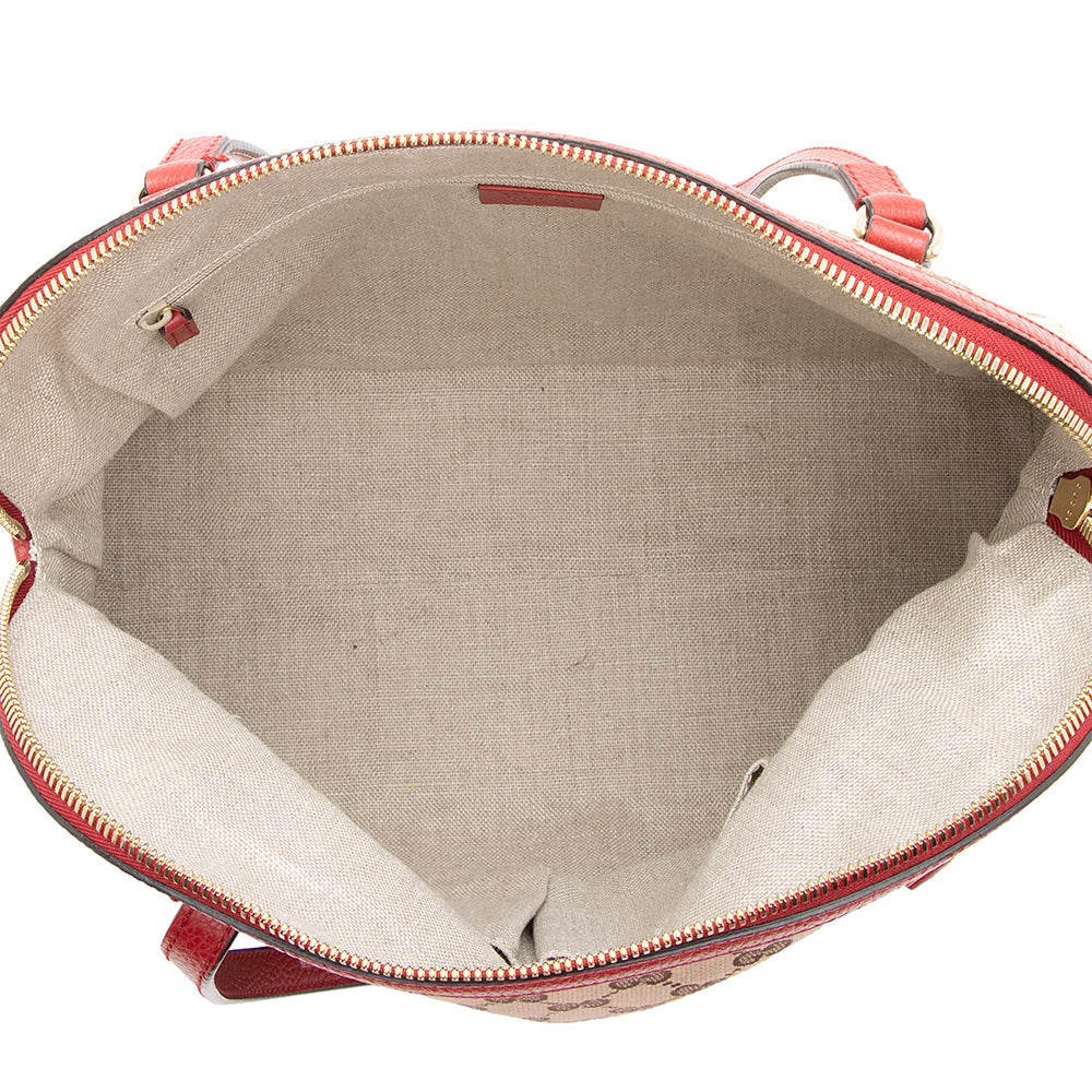 Gucci GG Canvas Bree Dome Shoulder Bag (SHF-20626)