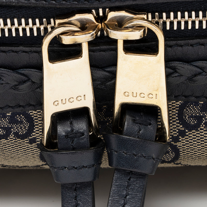 Gucci GG Canvas Brick Lane Boston Bag - FINAL SALE (SHF-19740)