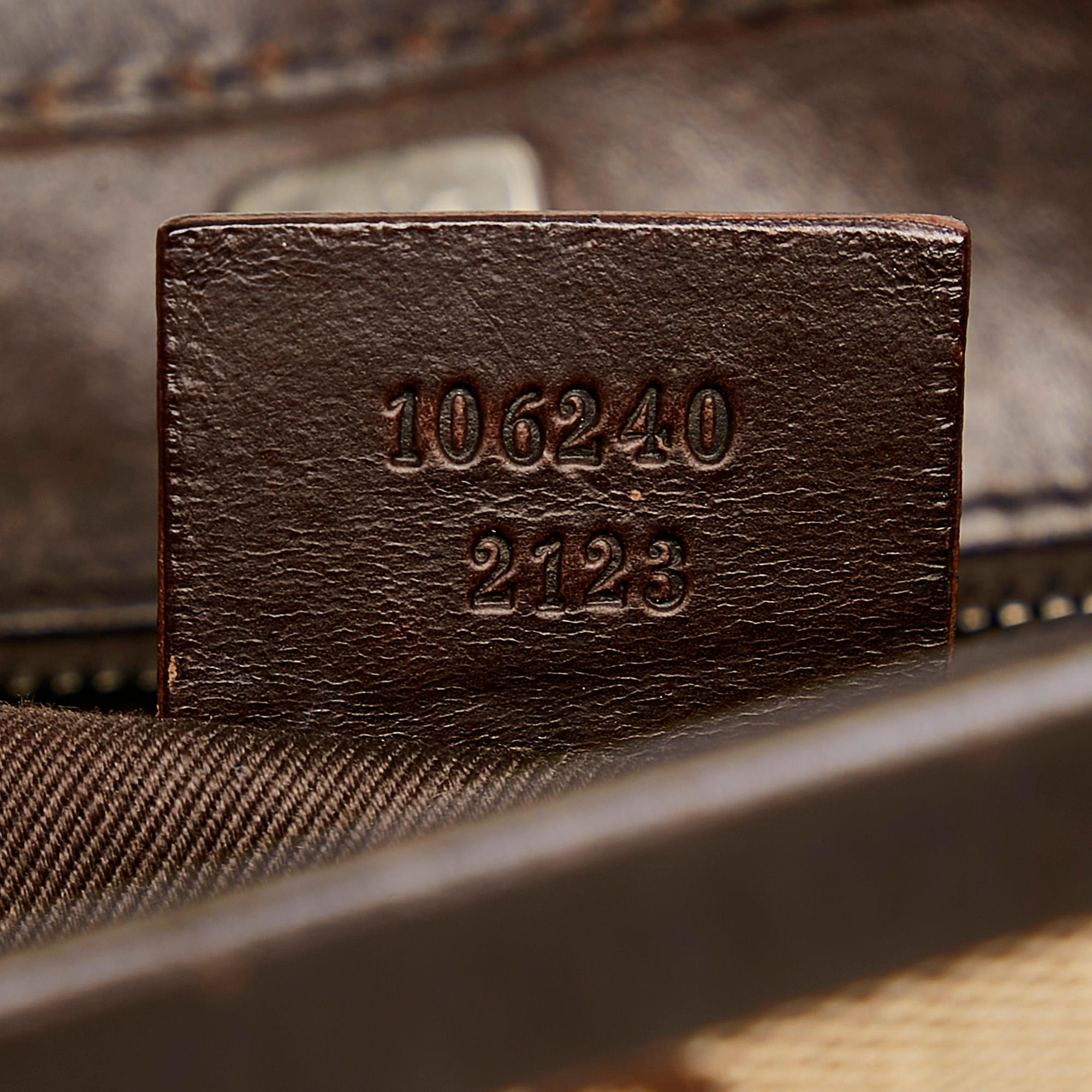 Gucci GG Canvas Bucket Bag (SHG-32842)