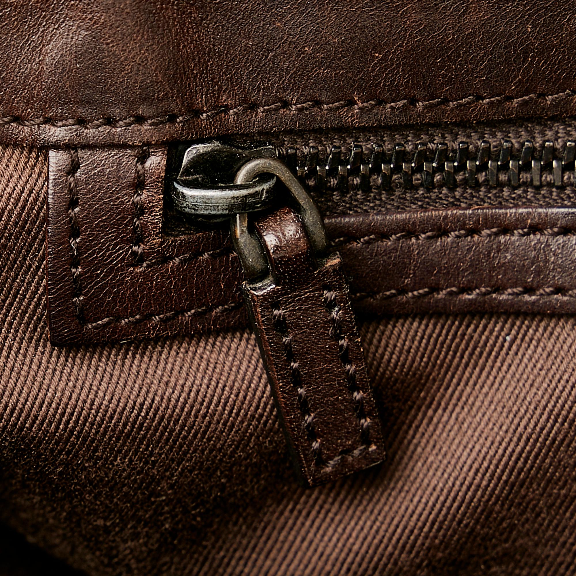 Gucci GG Canvas Bucket Bag (SHG-32842)