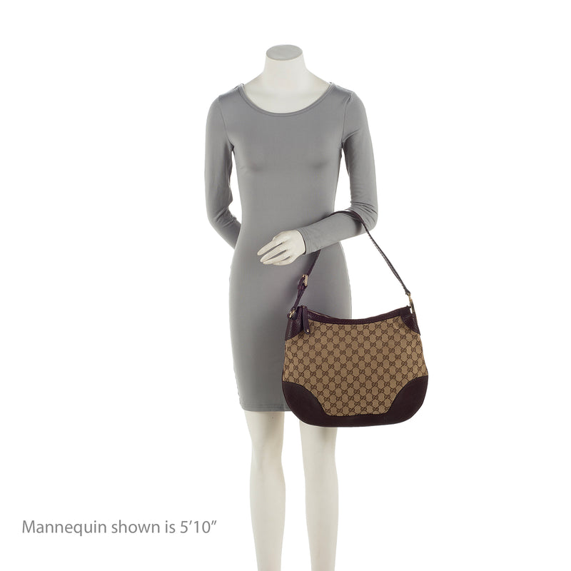 Gucci GG Canvas Charlotte Medium Shoulder Bag (SHF-23266)