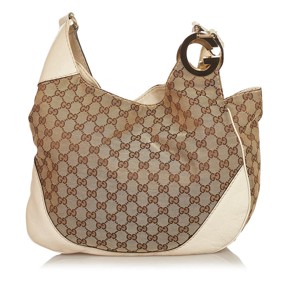 Gucci GG Canvas Charlotte Shoulder Bag (SHG-26341)