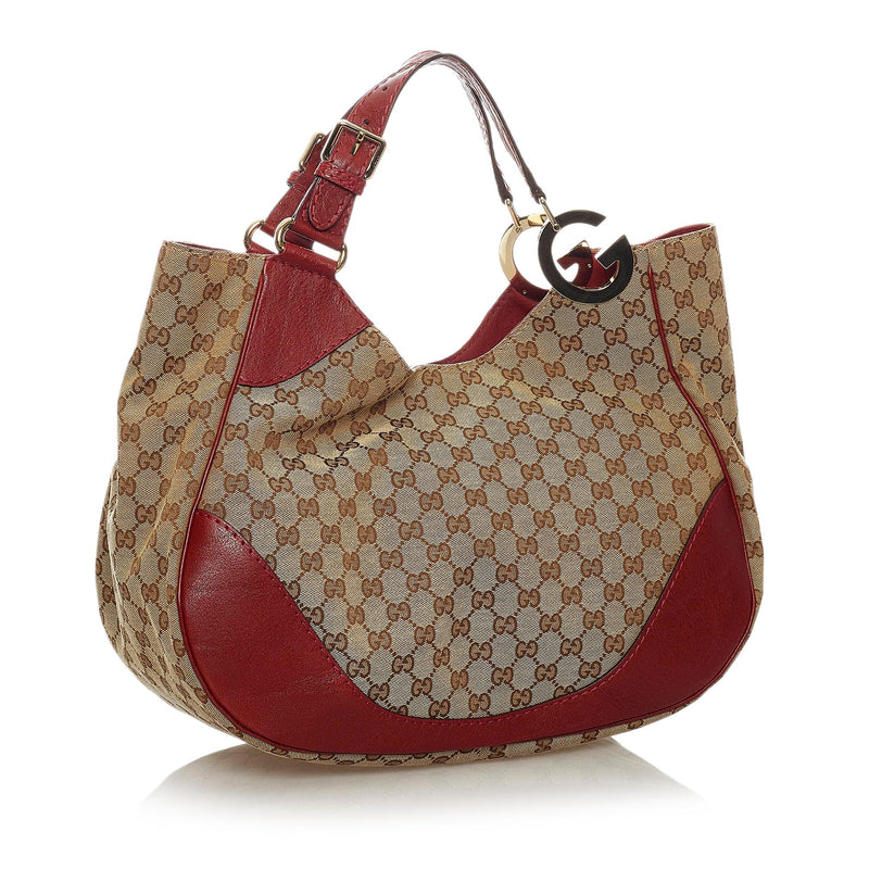 Gucci GG Canvas Charlotte Shoulder Bag (SHG-28683)