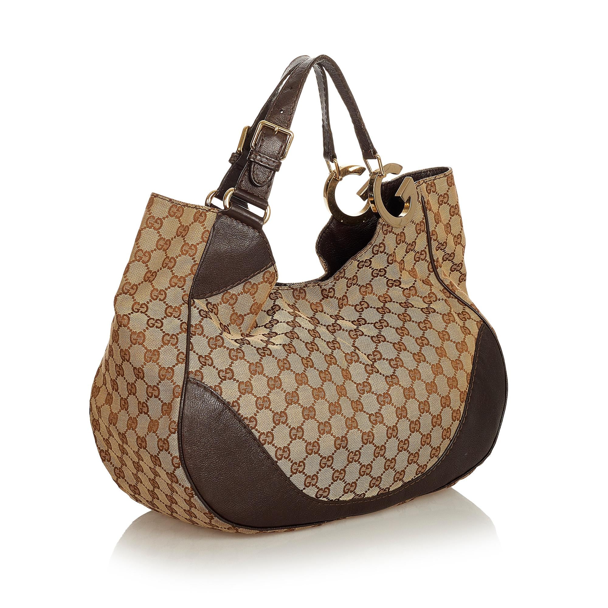 Gucci GG Canvas Charlotte Tote Bag (SHG-25840)