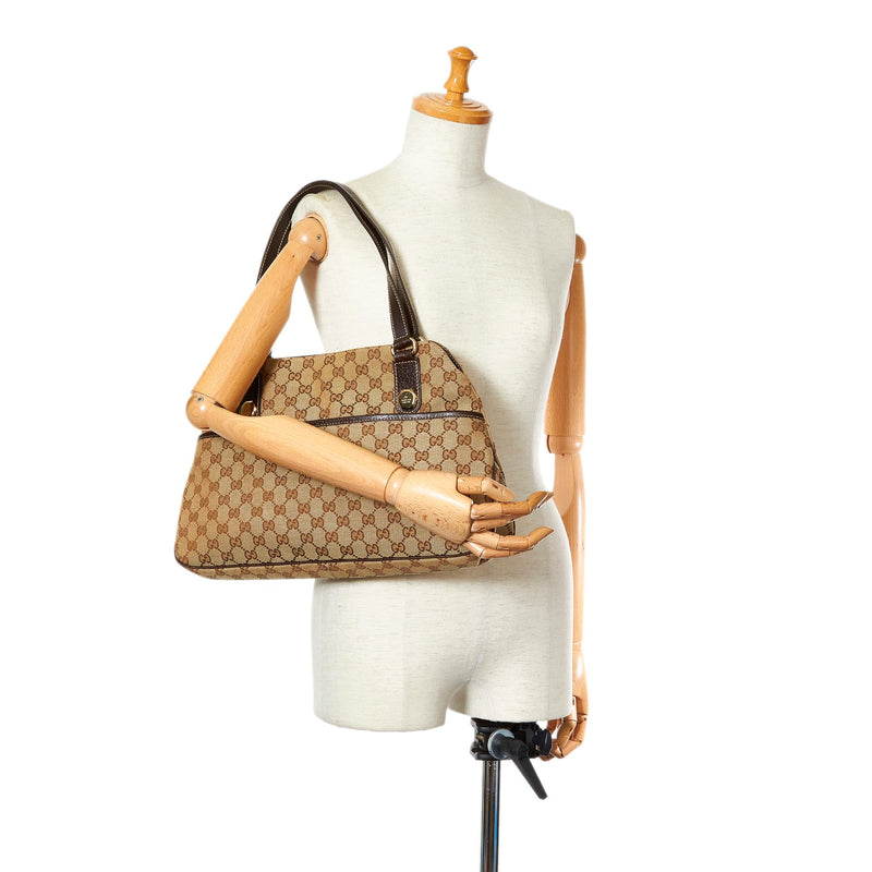 Gucci GG Canvas Charmy Shoulder Bag (SHG-26008)