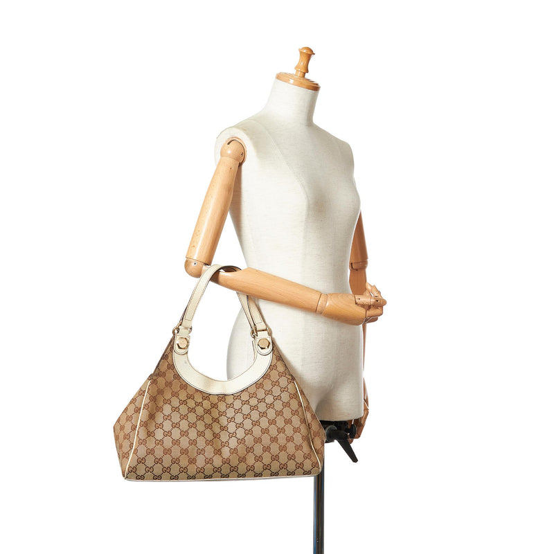 Gucci GG Canvas Charmy Shoulder Bag (SHG-26010)