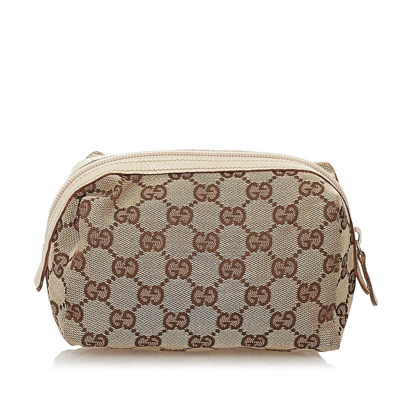 Gucci Gg Supreme Toiletry Bag in Natural