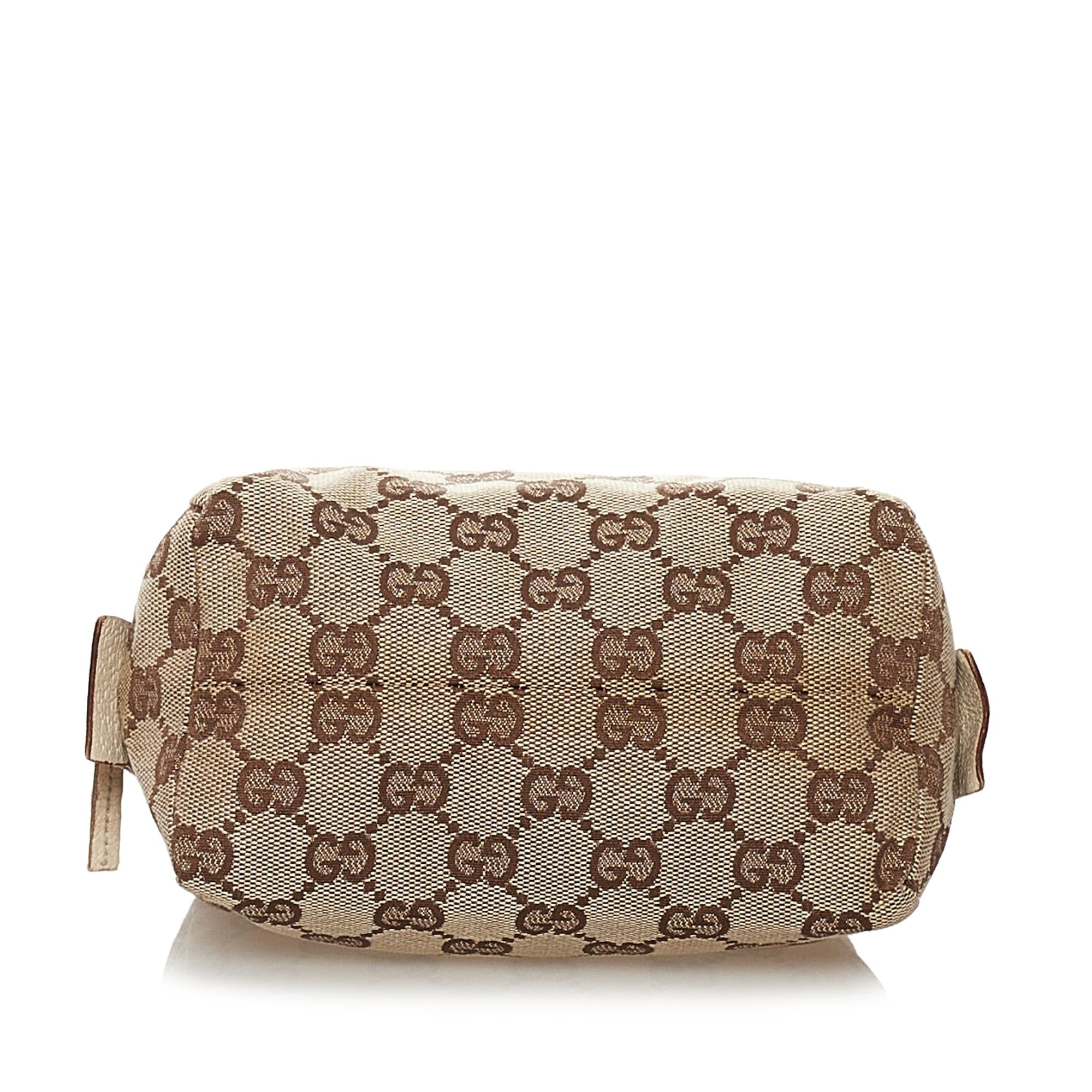 Gucci GG Canvas Cosmetic Pouch (SHG-32649)