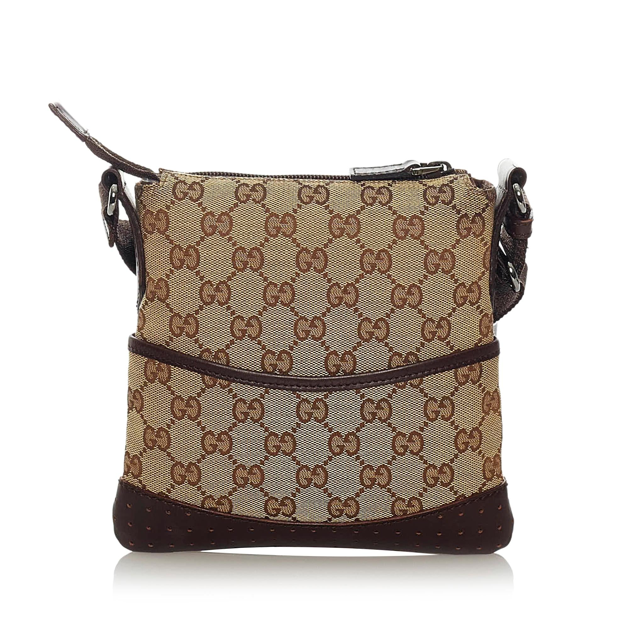 Gucci GG Canvas Crossbody Bag (SHG-28553)