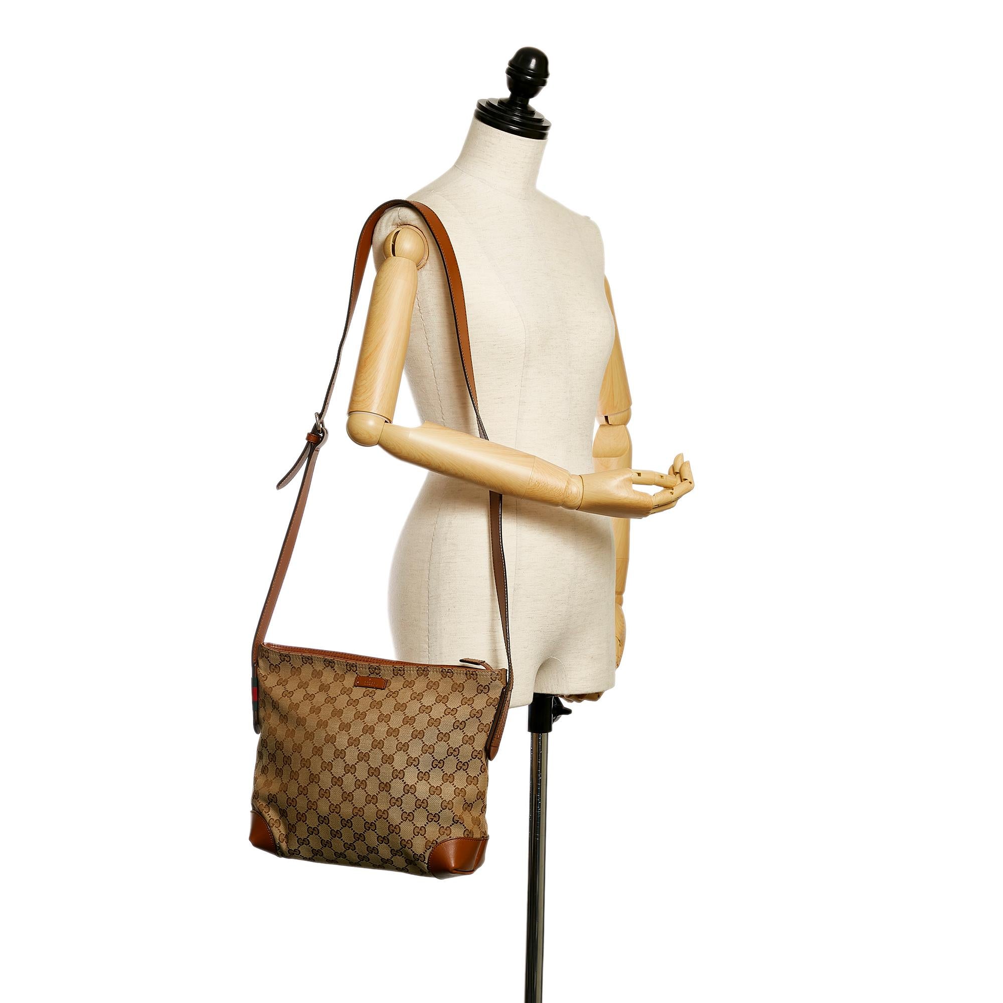 Gucci GG Canvas Crossbody Bag (SHG-32257)