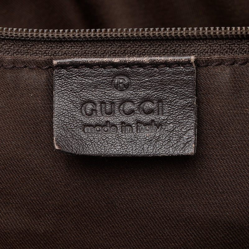 Gucci GG Canvas D Ring Large Hobo - FINAL SALE (SHF-17633)