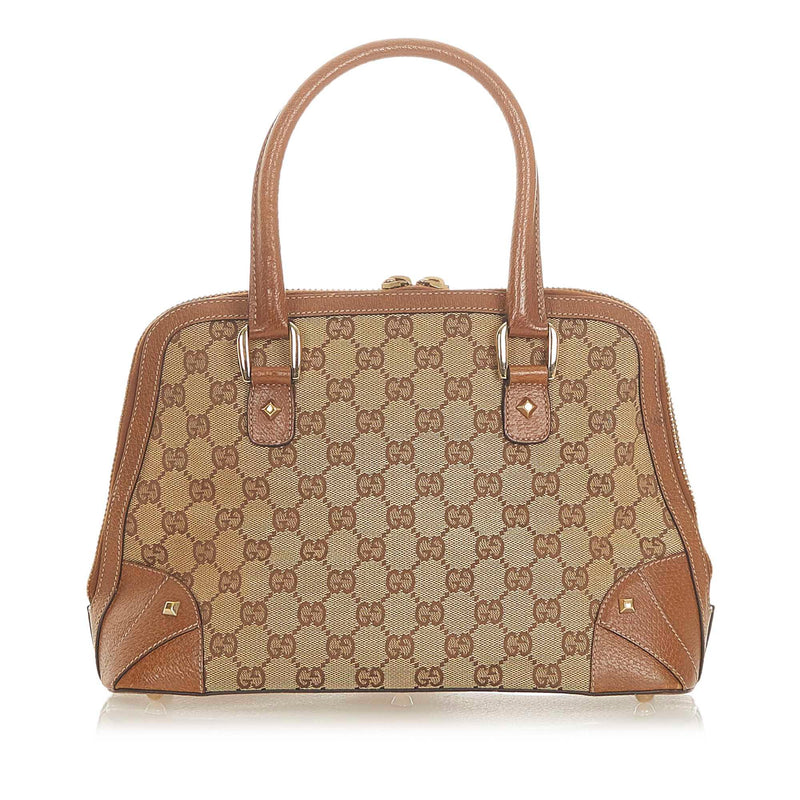 Gucci GG Canvas Dome Nail Handbag (SHG-19816)