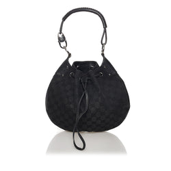 Gucci GG Canvas Drawstring Shoulder Bag (SHG-32220)