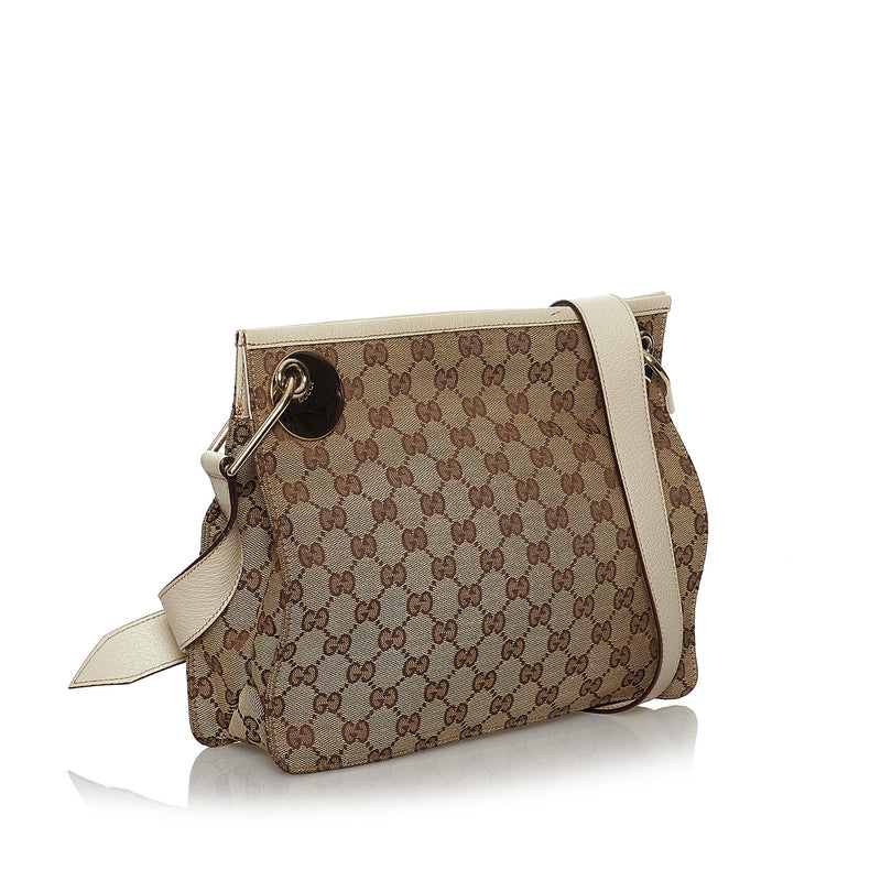 Gucci GG Canvas Crossbody Bag (SHG-30529) – LuxeDH