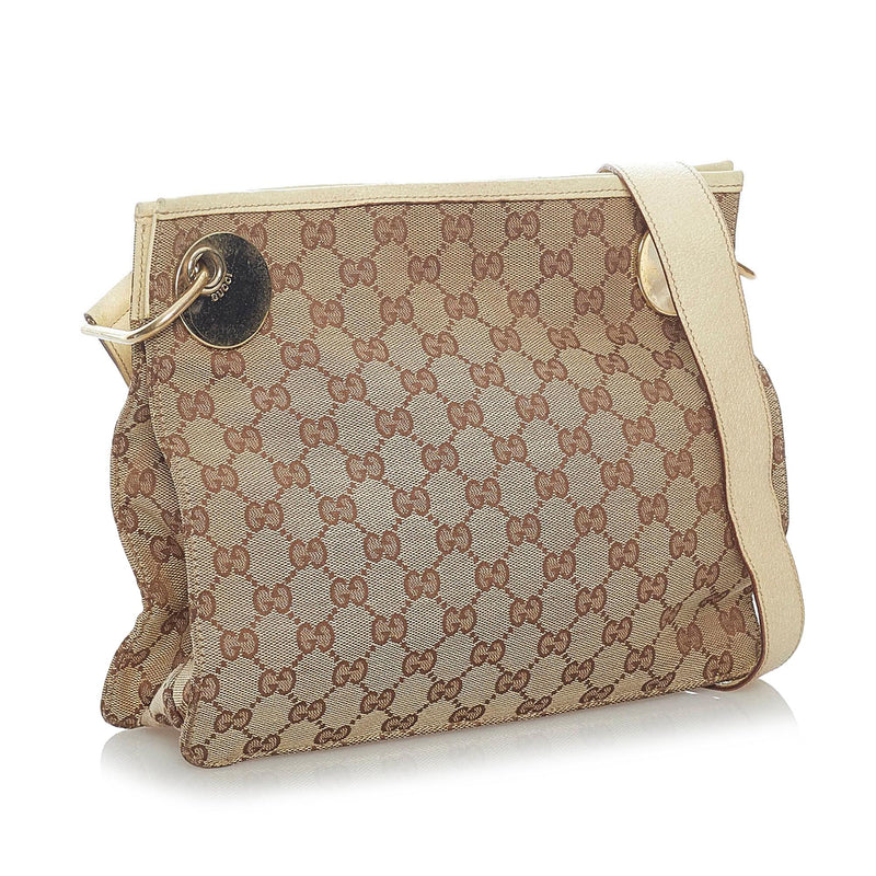 Gucci GG Canvas Eclipse Crossbody Bag (SHG-32119)