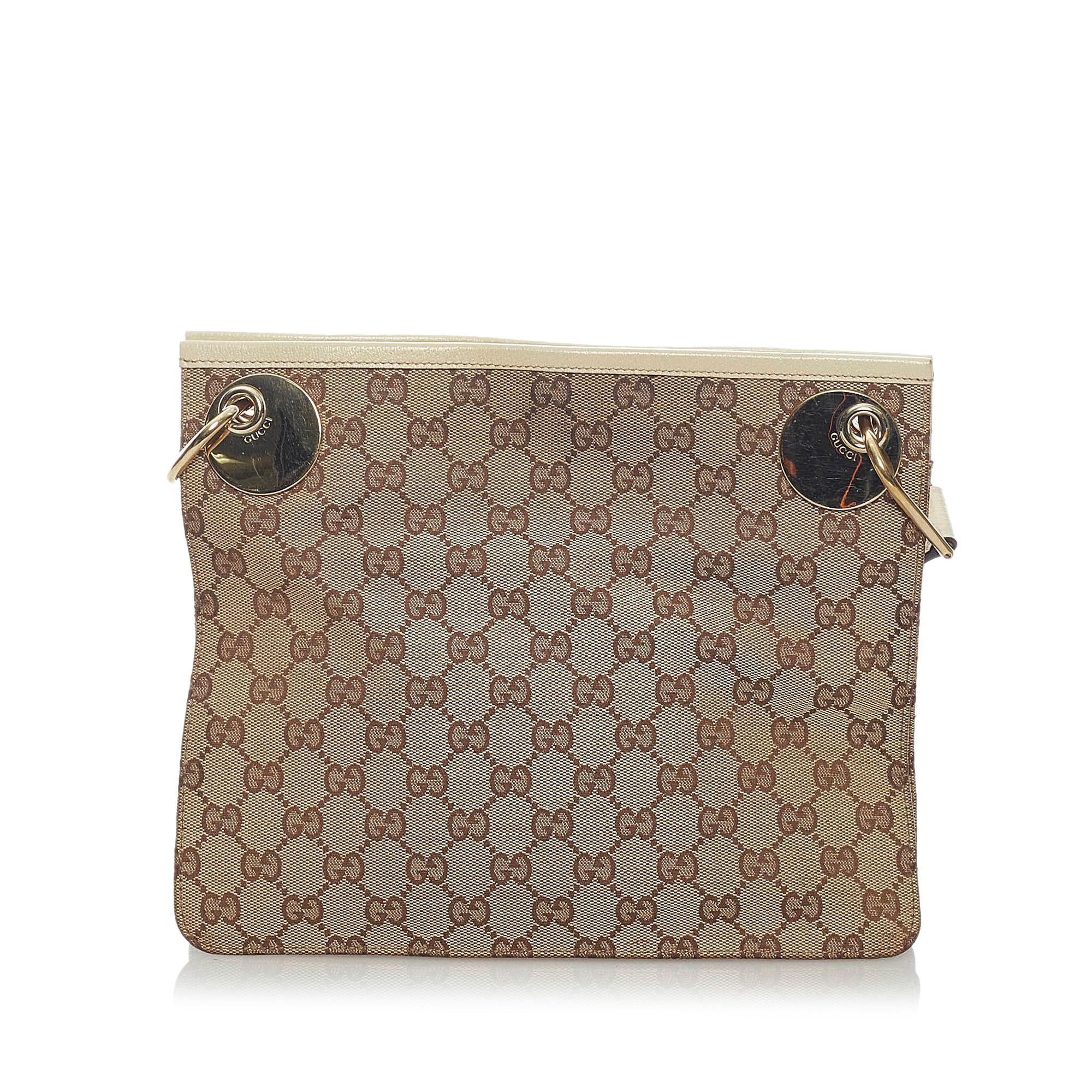 Gucci GG Canvas Eclipse Crossbody Bag (SHG-32807)