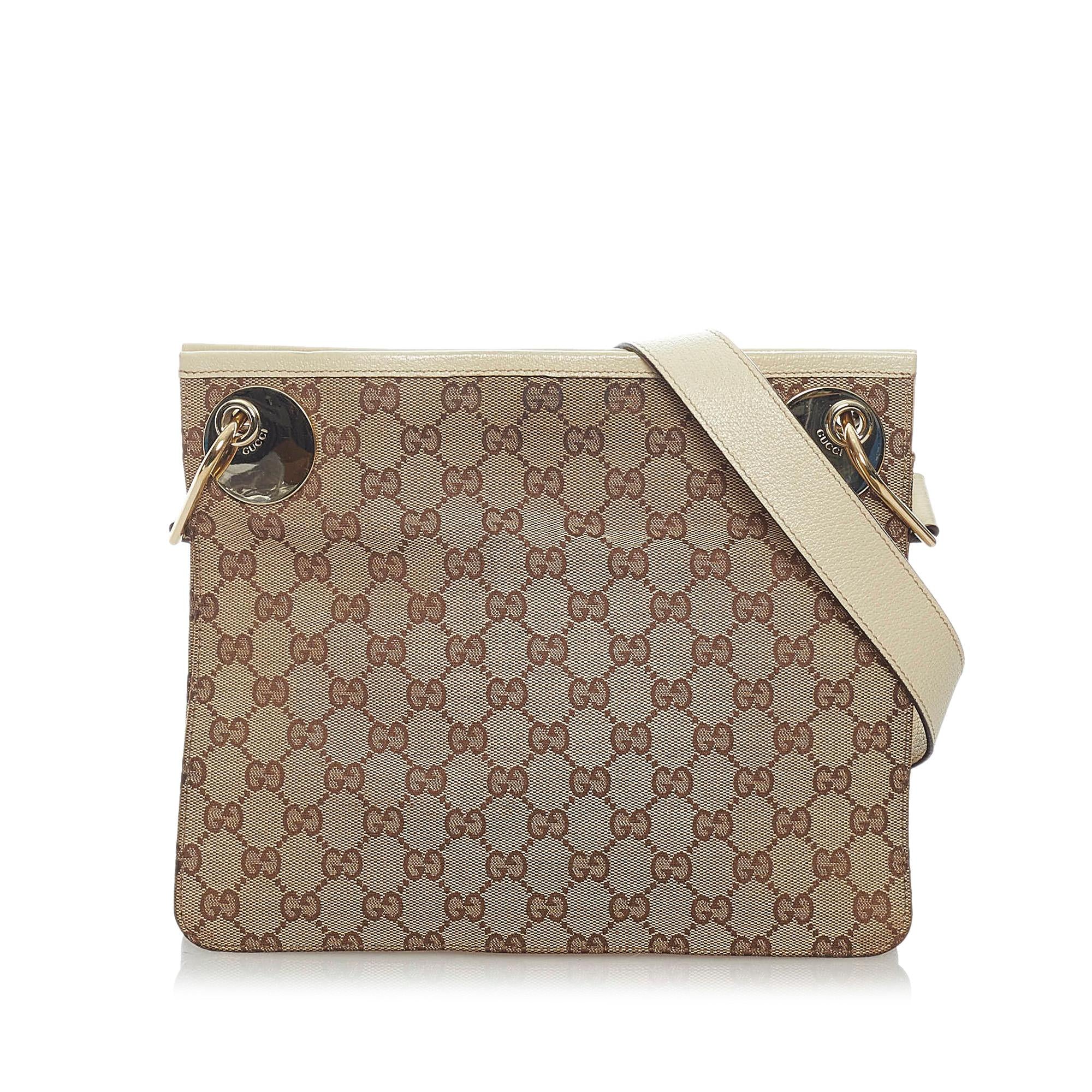 Gucci GG Canvas Eclipse Crossbody Bag (SHG-32807)