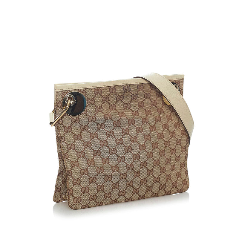 Gucci GG Canvas Eclipse Crossbody Bag (SHG-32807)