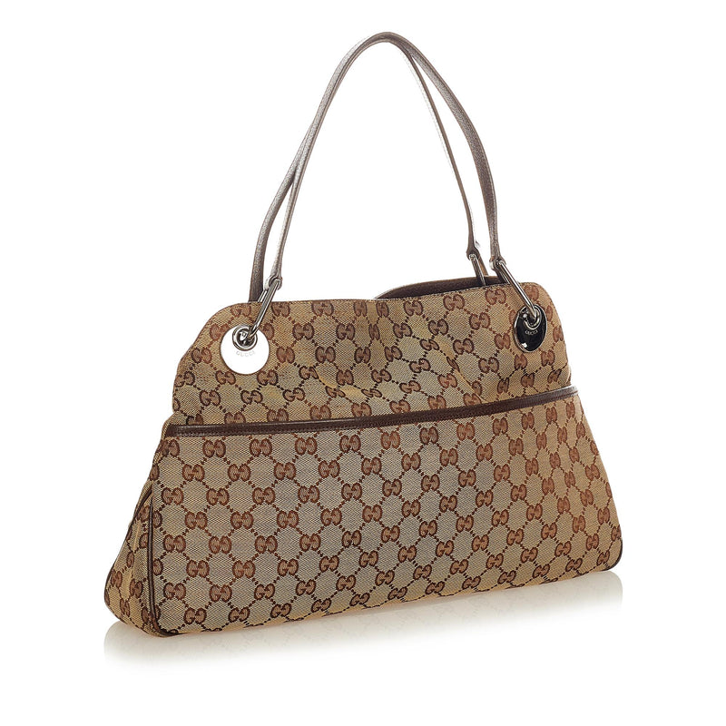Gucci GG Canvas Eclipse Shoulder Bag (SHG-25120)