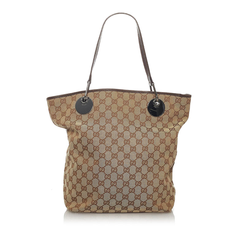 Gucci GG Canvas Eclipse Shoulder Bag (SHG-29186)