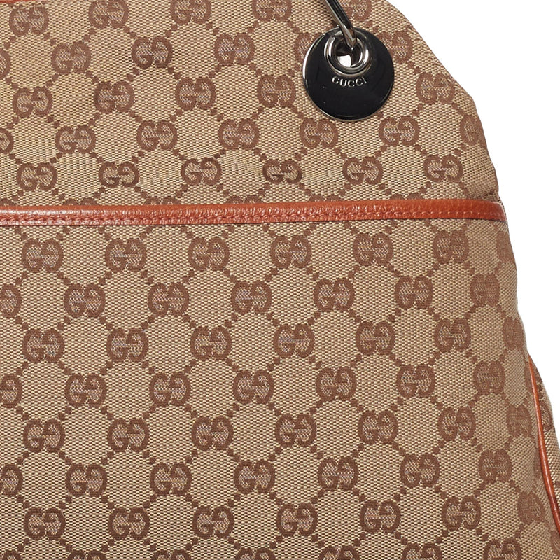 Gucci GG Canvas Eclipse Shoulder Bag (SHG-29205)