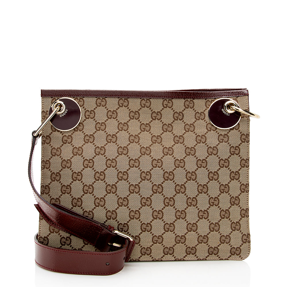 Gucci GG Canvas Eclipse Small Messenger Bag (SHF-21793)