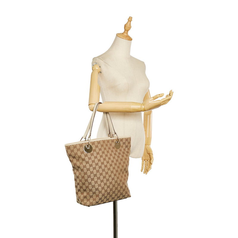 Gucci GG Canvas Eclipse Tote Bag (SHG-24430)