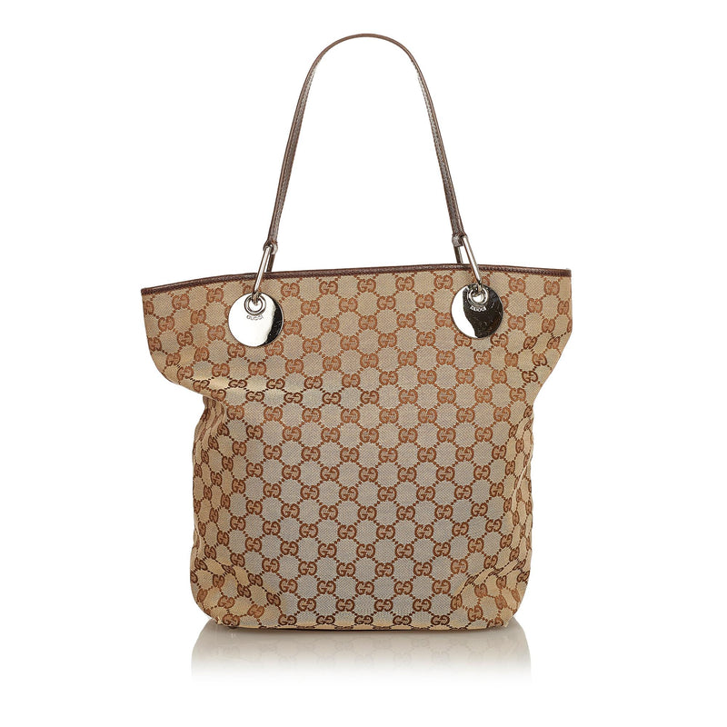 Gucci GG Canvas Eclipse Tote Bag (SHG-25111)