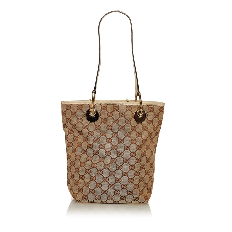 Gucci GG Canvas Eclipse Tote Bag (SHG-28852)