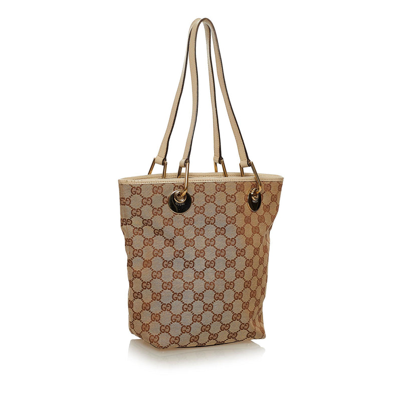 Gucci GG Canvas Eclipse Tote Bag (SHG-28852)