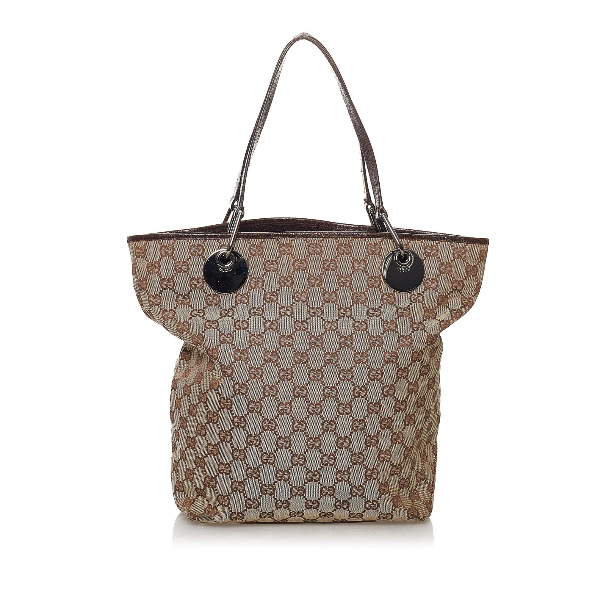 Gucci GG Canvas Eclipse Tote Bag (SHG-31574)