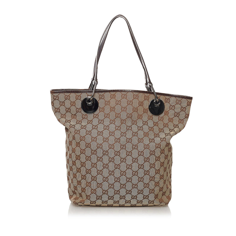Gucci GG Canvas Eclipse Tote Bag (SHG-31574)