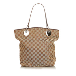 Gucci GG Canvas Eclipse Tote Bag (SHG-31835)
