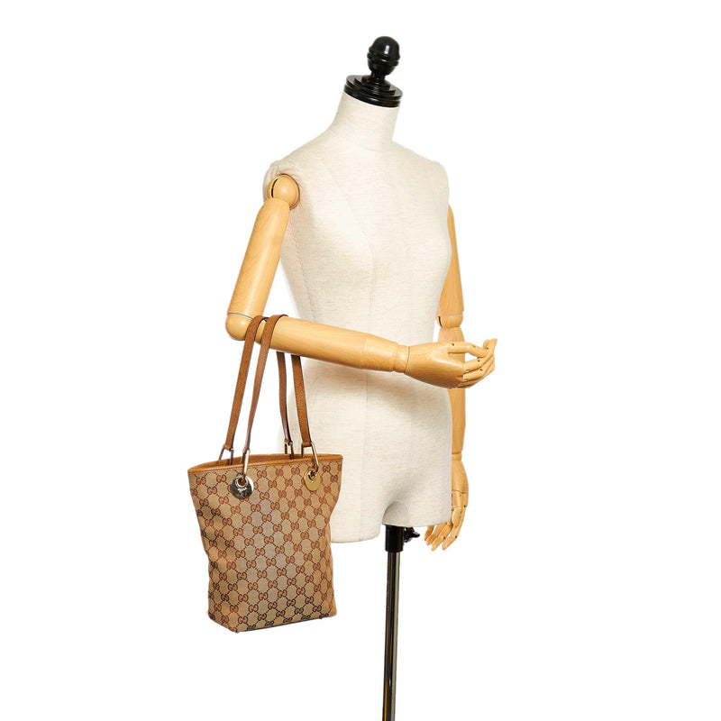 Gucci GG Canvas Eclipse Tote Bag (SHG-32291)