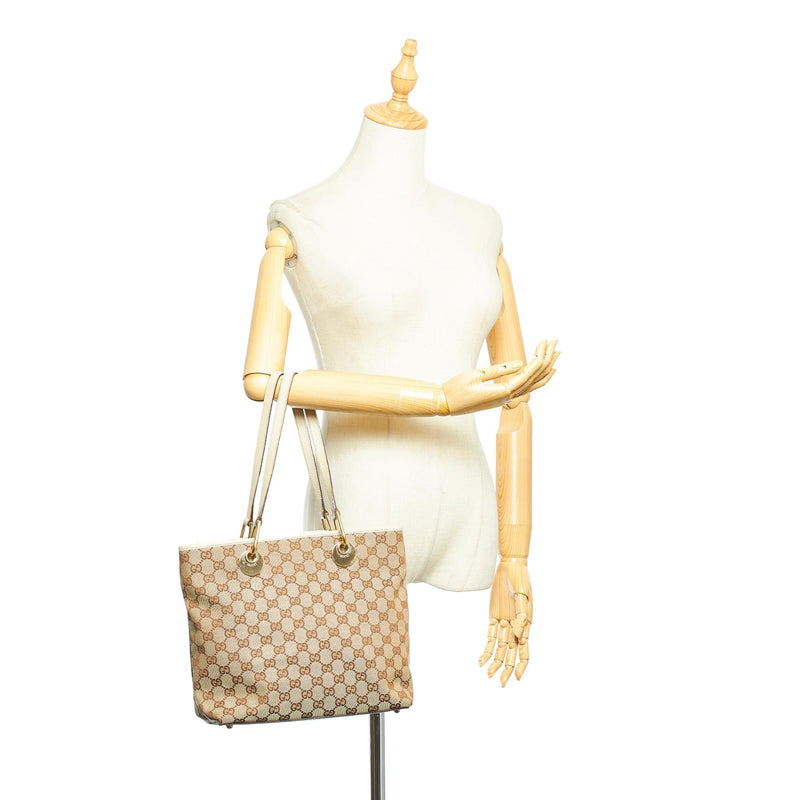 Gucci GG Canvas Eclipse Tote Bag (SHG-32350)