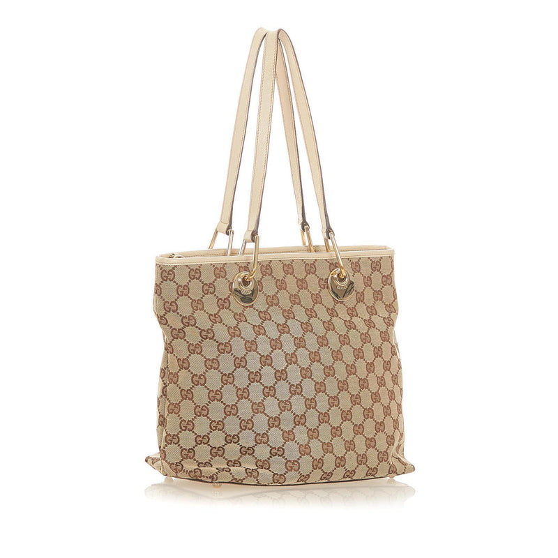 Gucci GG Canvas Eclipse Tote Bag (SHG-32350)