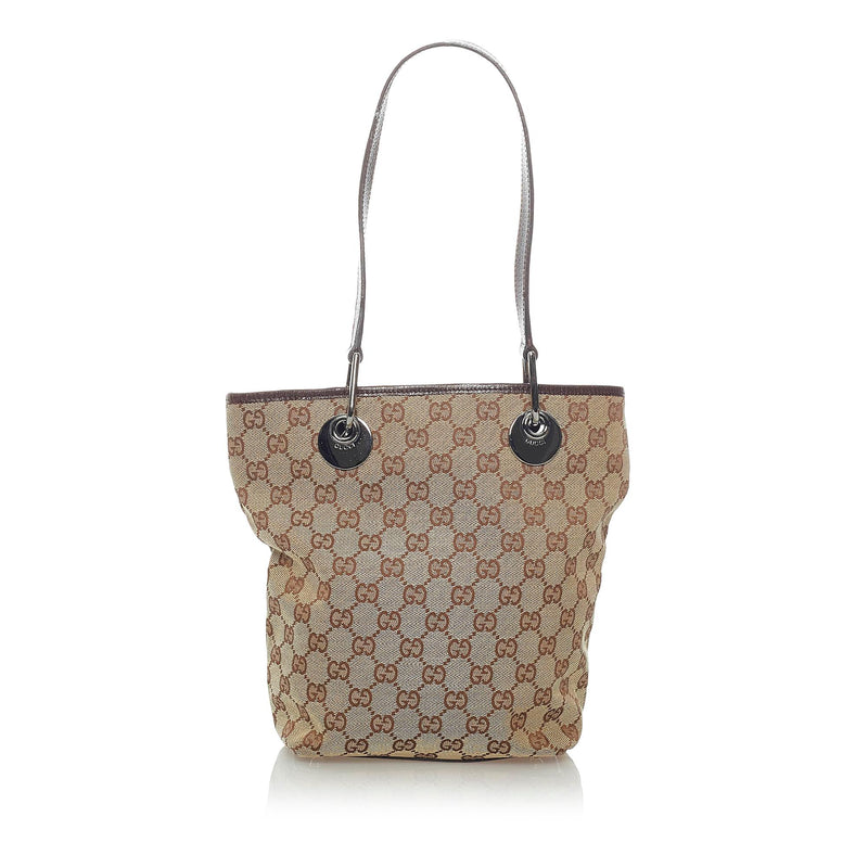Gucci GG Canvas Eclipse Tote Bag (SHG-34693)