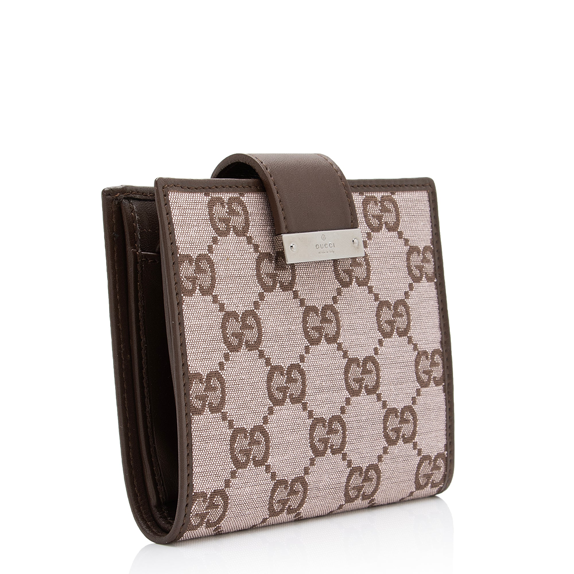 Gucci GG Canvas French Wallet (SHF-23529)