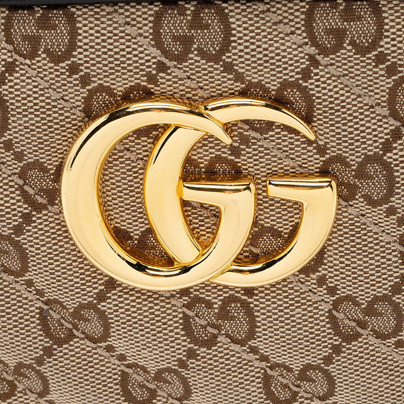 Gucci GG Canvas GG Marmont Small Shoulder Bag (SHF-18963)