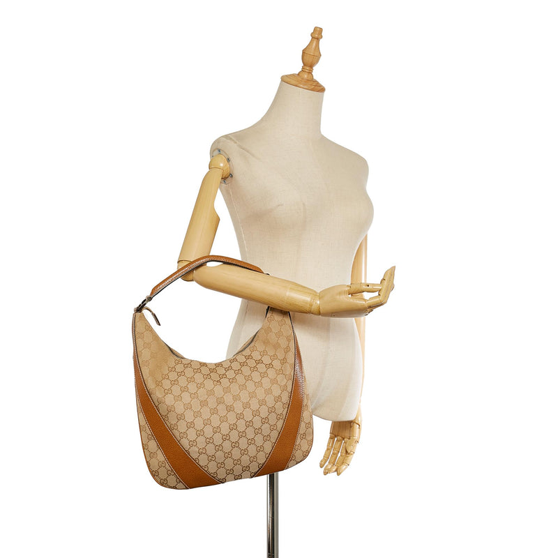 Gucci GG Canvas Hobo Bag (SHG-26350)