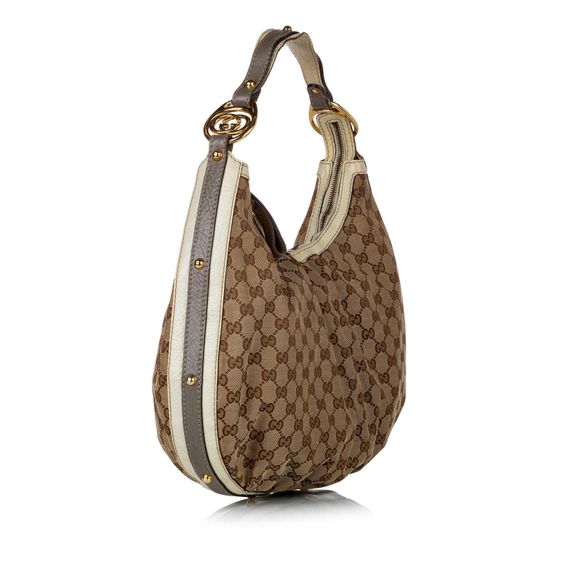 Gucci GG Canvas Hobo Bag (SHG-29207)