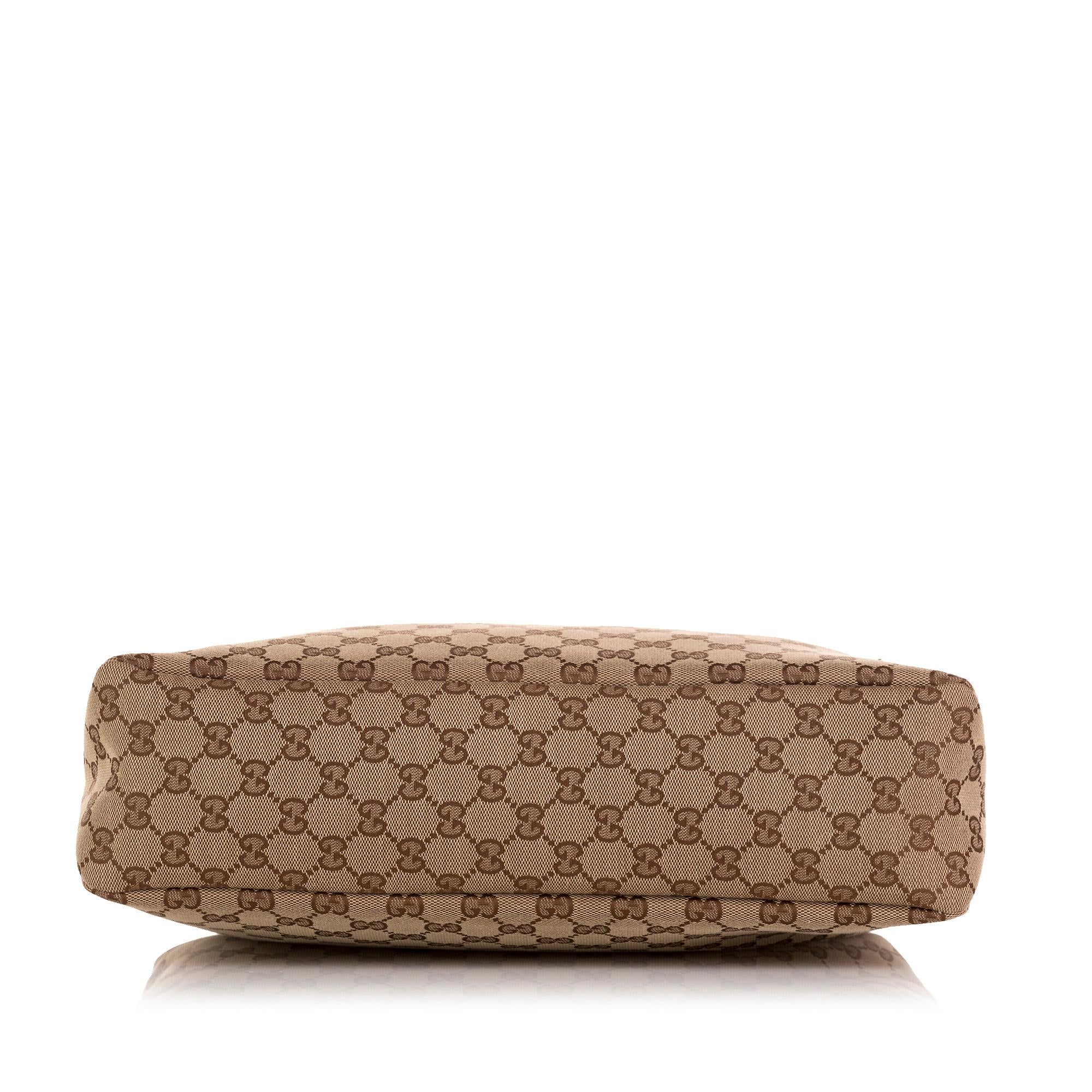 Gucci GG Canvas Horsebit Hobo (SHG-i65Xy9)