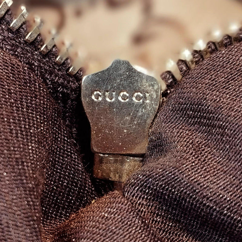 Gucci GG Canvas Horsebit Hobo (SHG-i65Xy9)